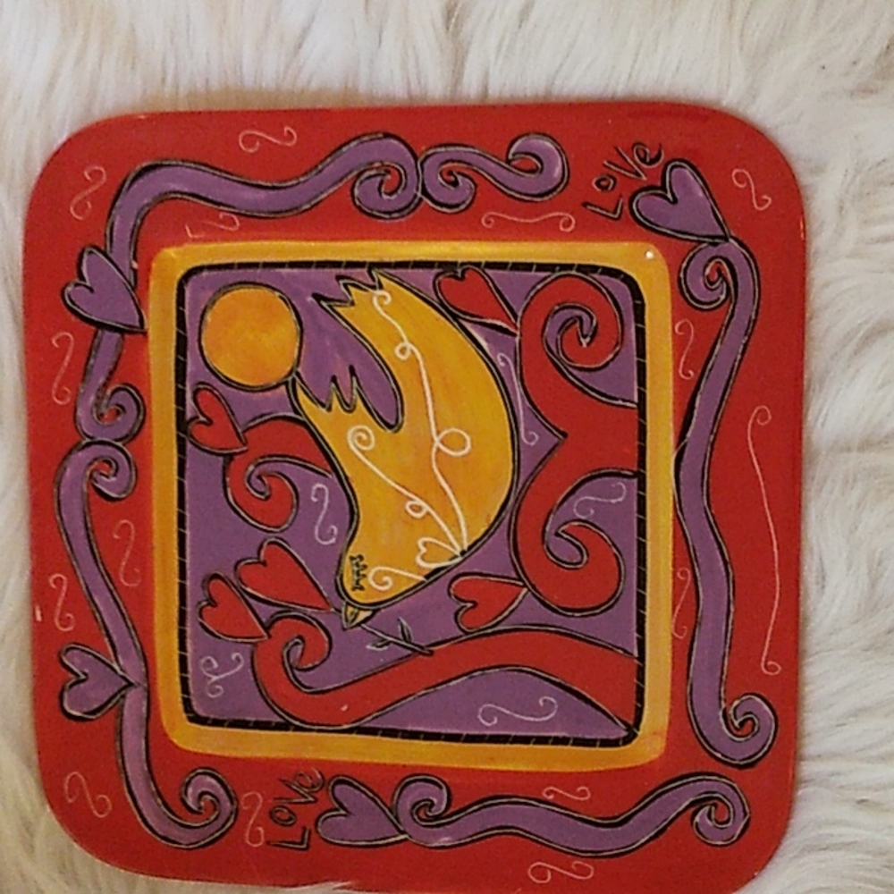 LOVE 💘 BIRD WALL PLATE